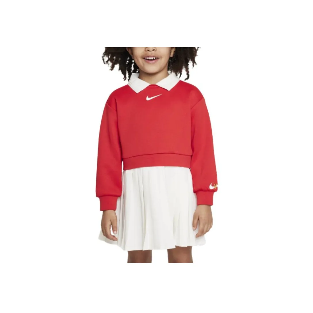Платье Nike University Red для малышей и детей дошкольного возраста