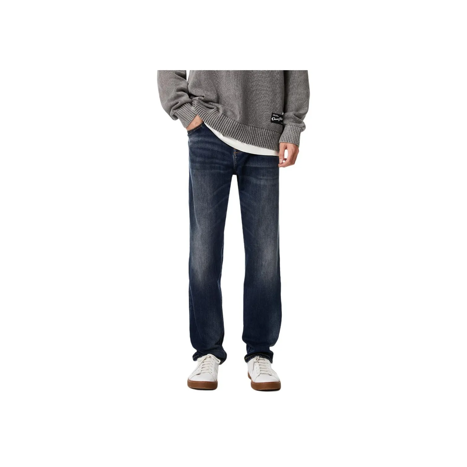 JACK JONES· Jeans Men's Dark Denim Blue