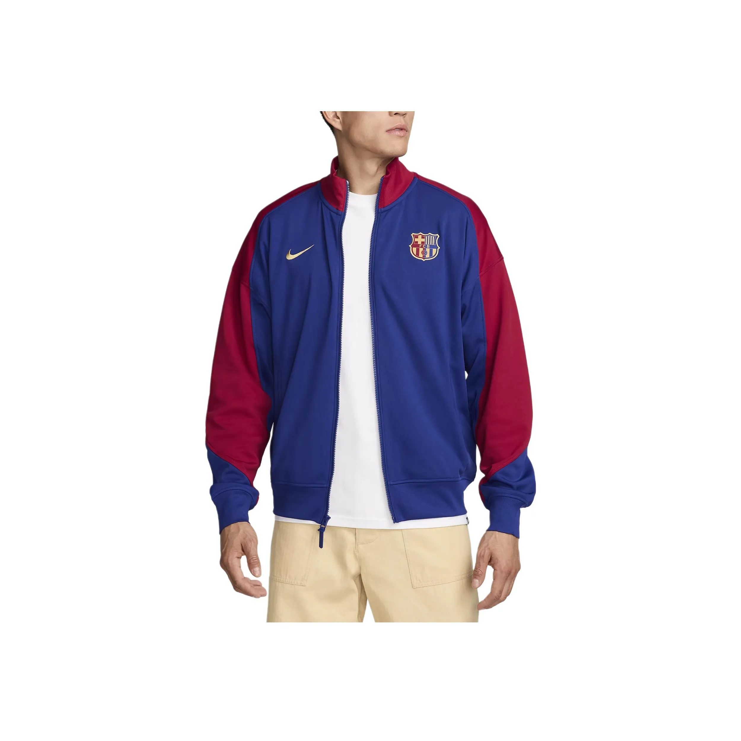 Nike Fc Barcelona Academy Pro Home Men's Nike Dri FIT Soccer Anthem Jacket