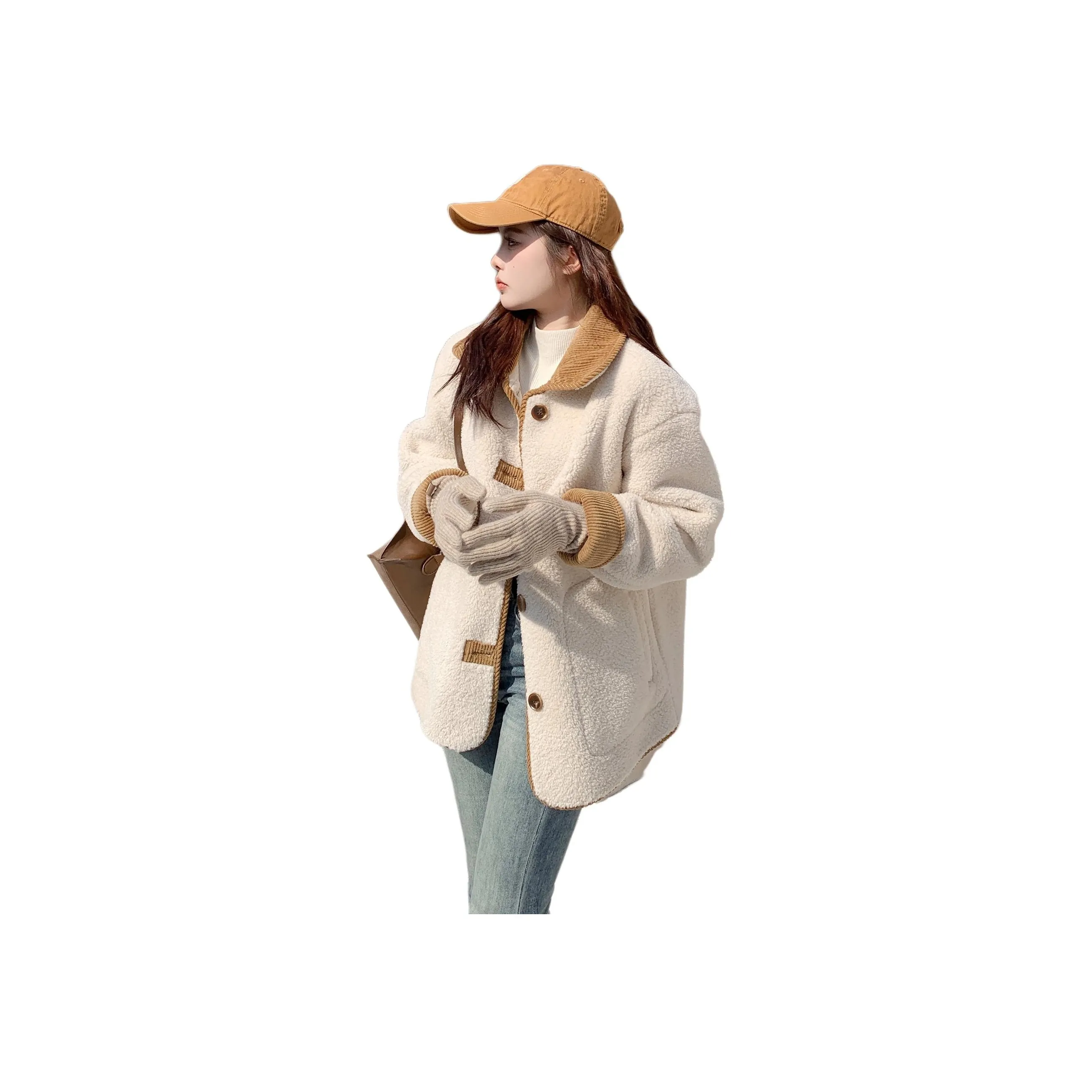 ZCDECO Velvet Feel Пальто Женское