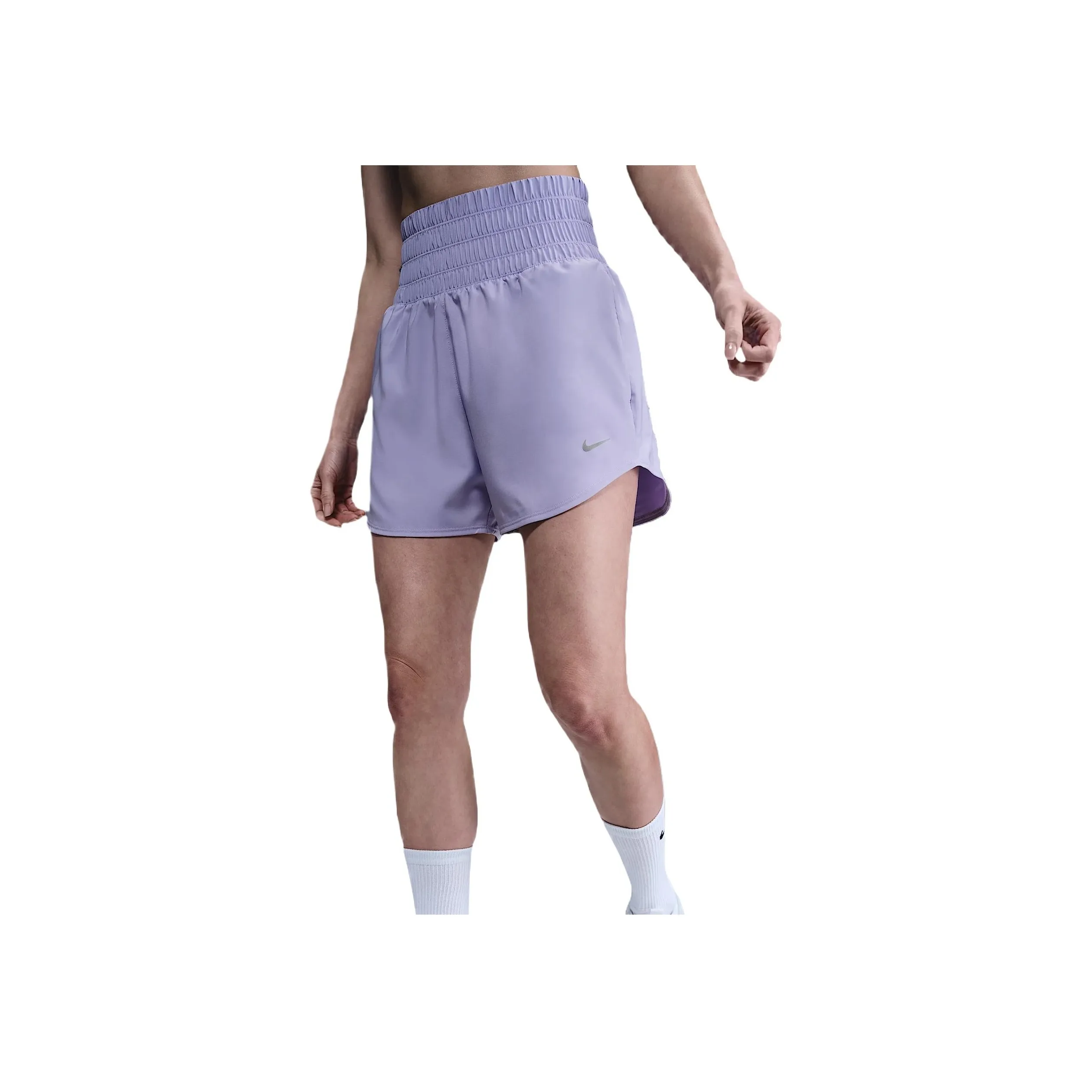 Nike One Women's Dri FIT Ultra High Waisted 3' Brief Lined Shorts