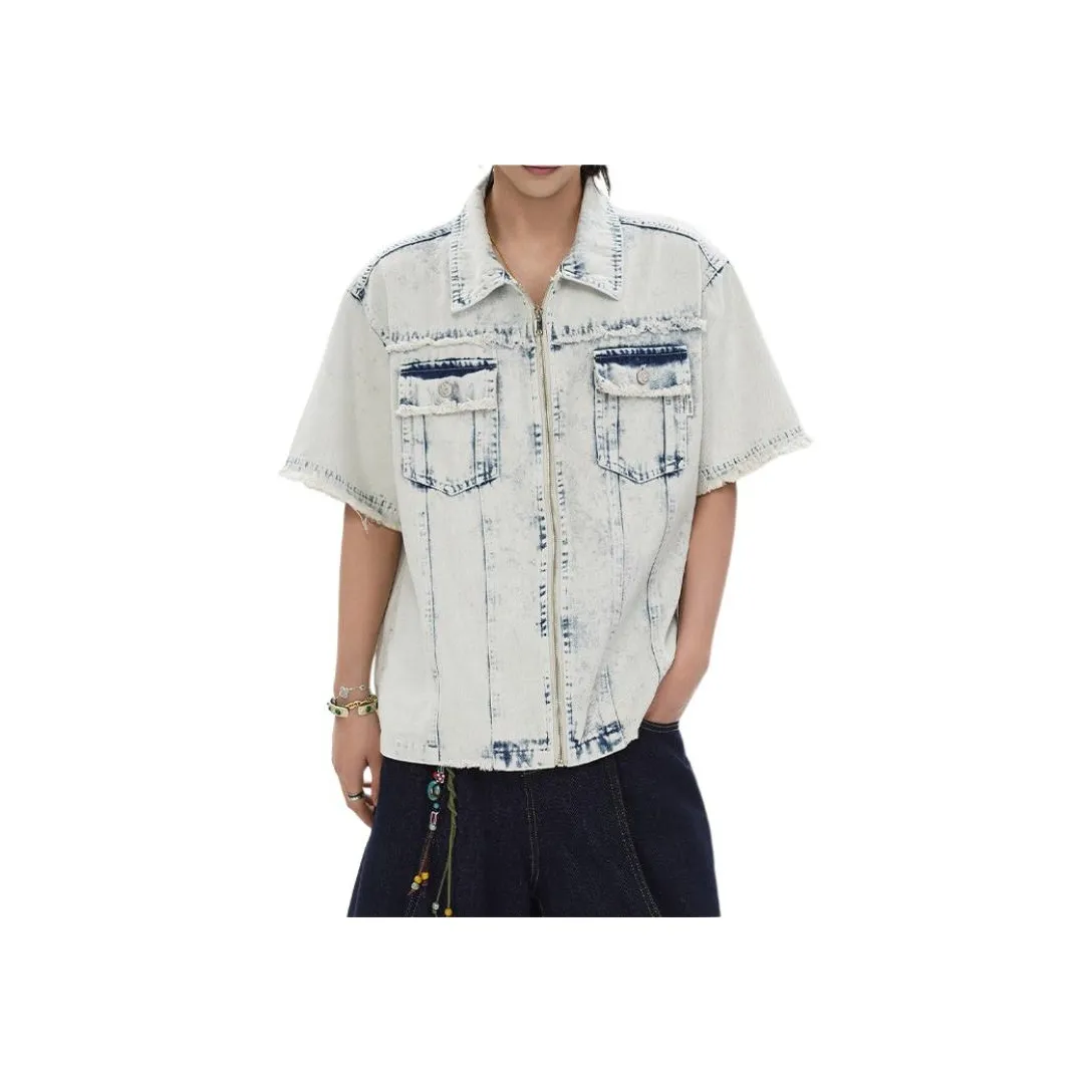 Concubine Zhu Светло-синяя унисекс рубашка