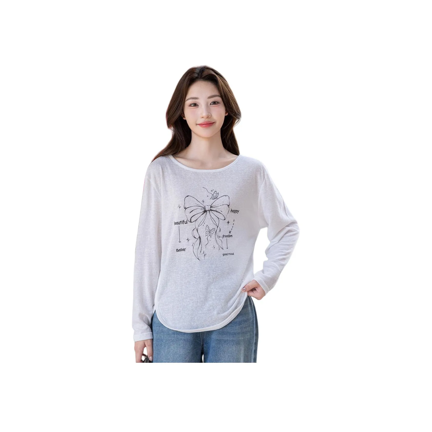 JEANSWEST Белый Женские T-рубашки