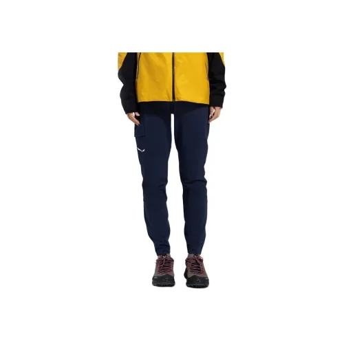 SALEWA Синие Женские Повседневные Брюки