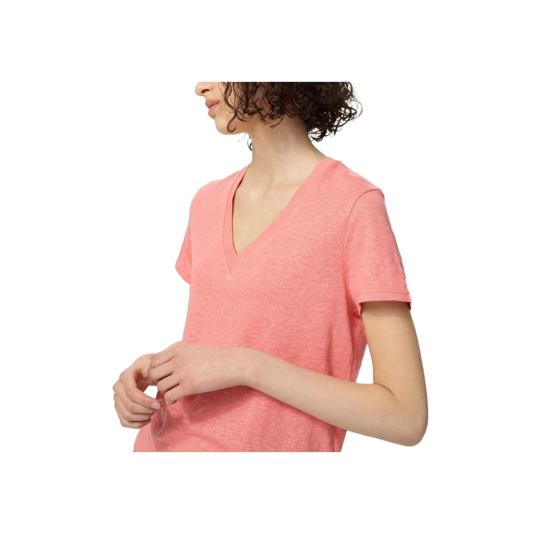UNIQLO T Shirt Women's Peach Pink