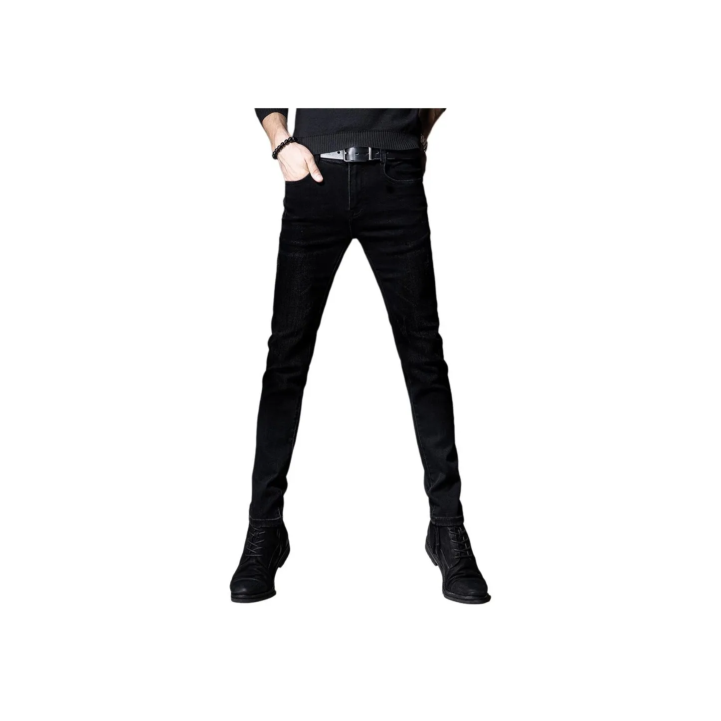 Devanro Jeans Men's Black