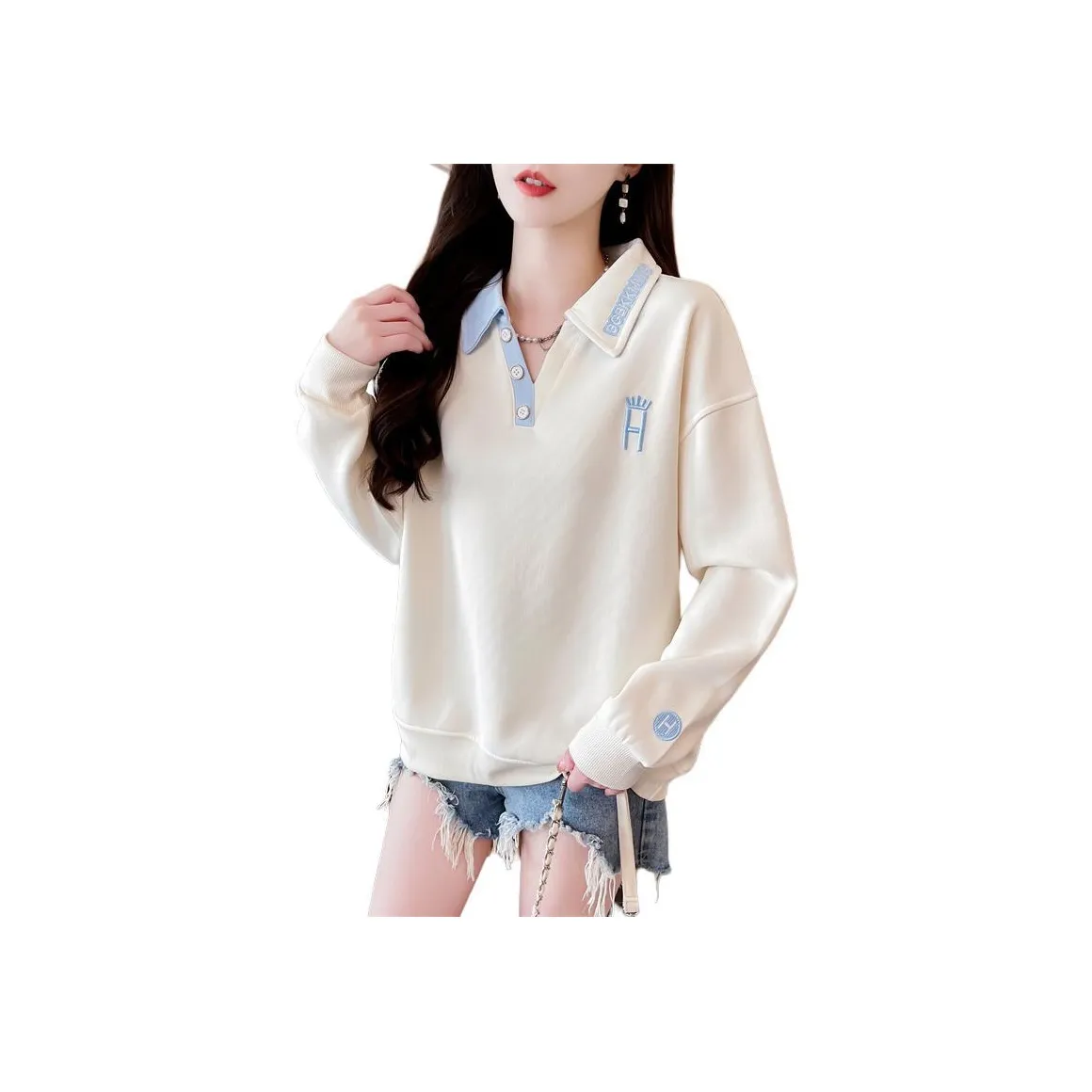 Свитшот Flowers in Water женский