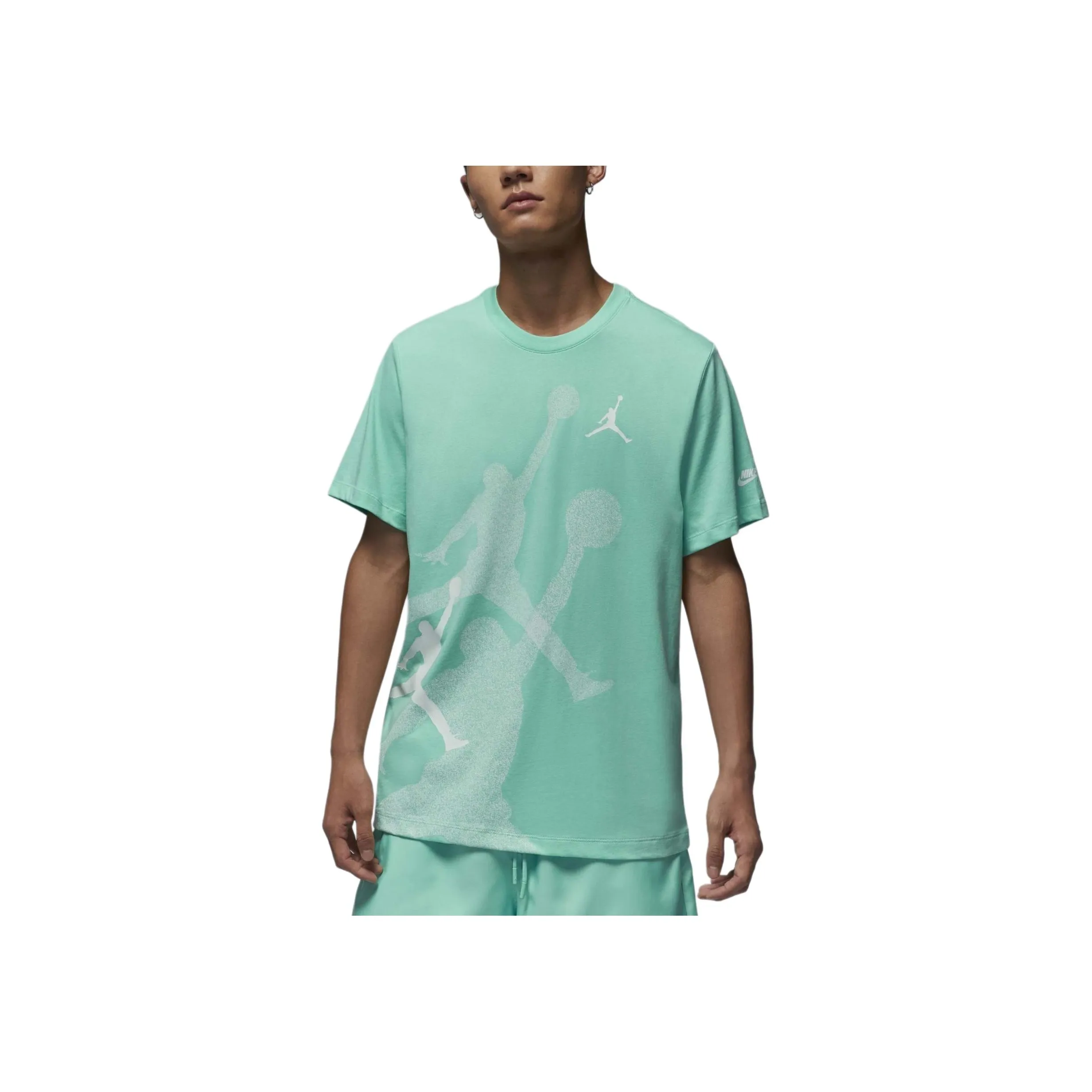 Jordan T Shirt Men's Rising Emerald Green