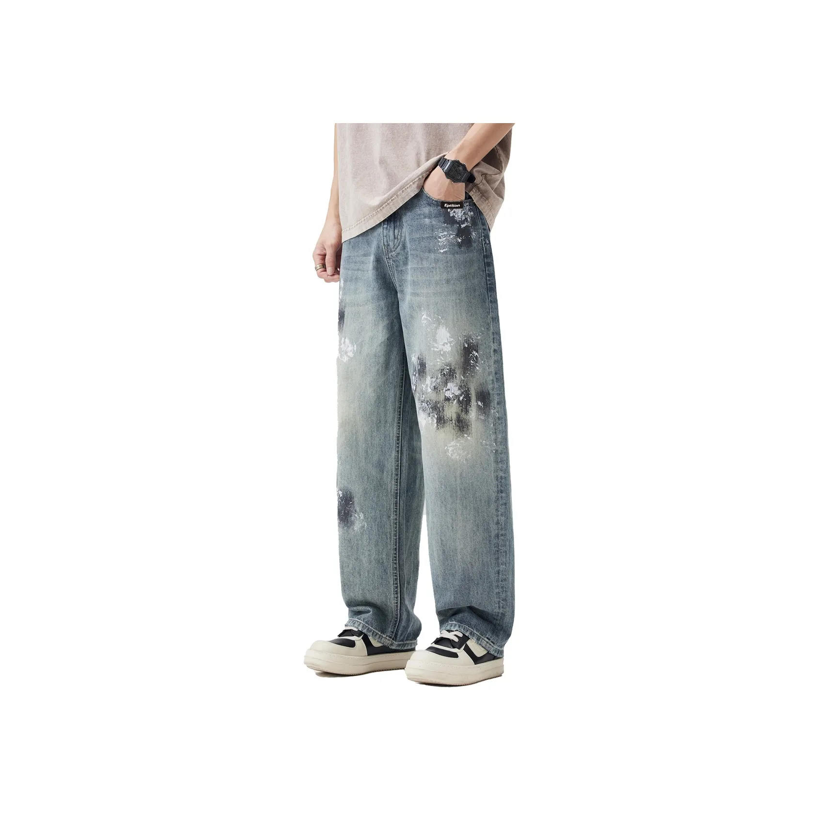 EPTISON Синие Унисекс Джинсы