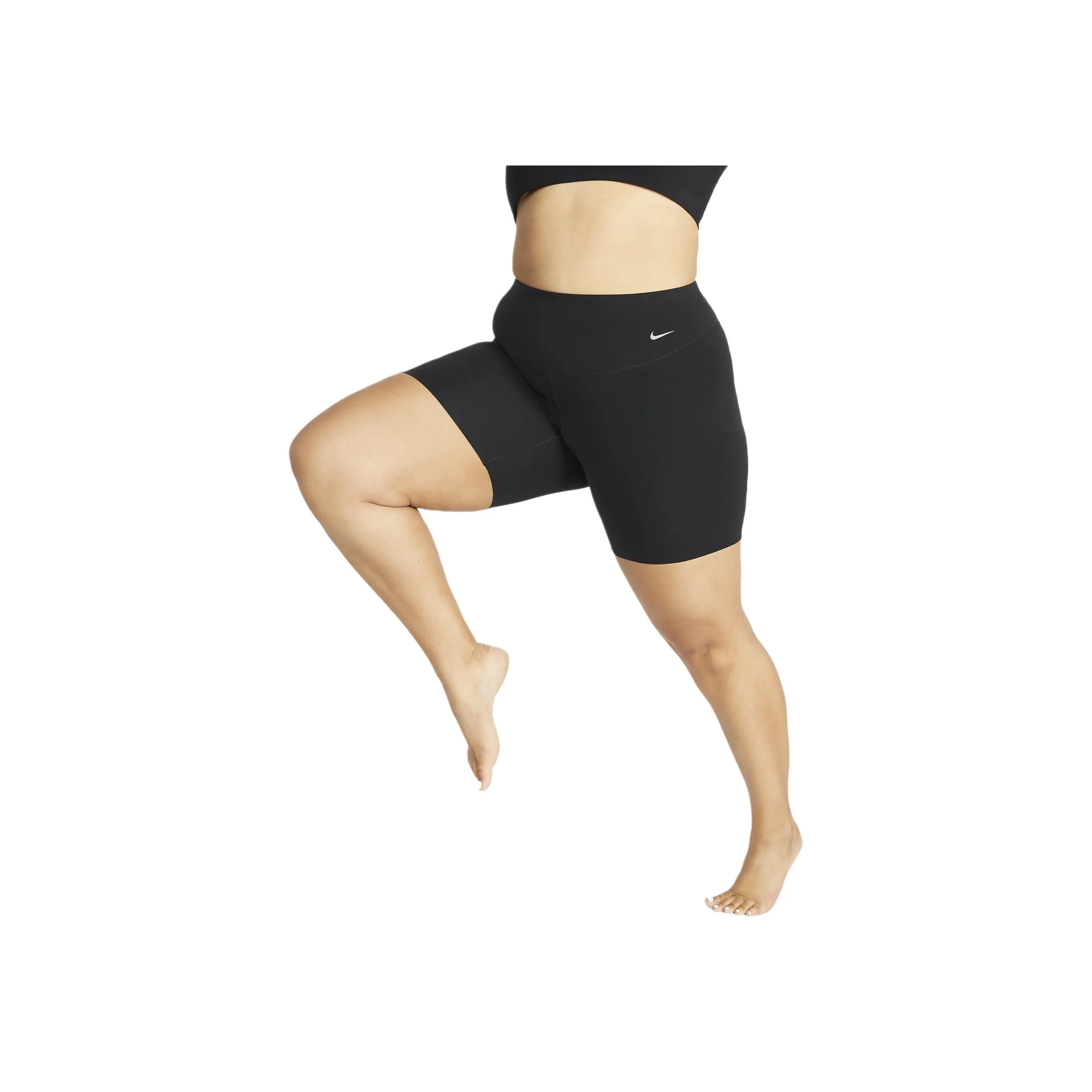 Nike Zenvy Women's High Waisted 8' Biker Shorts Plus Size