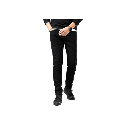 PIERRE CARDIN Черные Мужские Джинсы