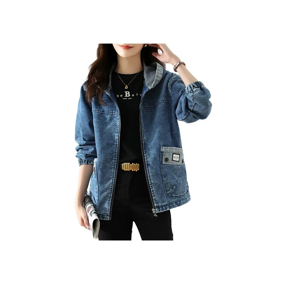 Mu Qingqing Denim Jacket Women's