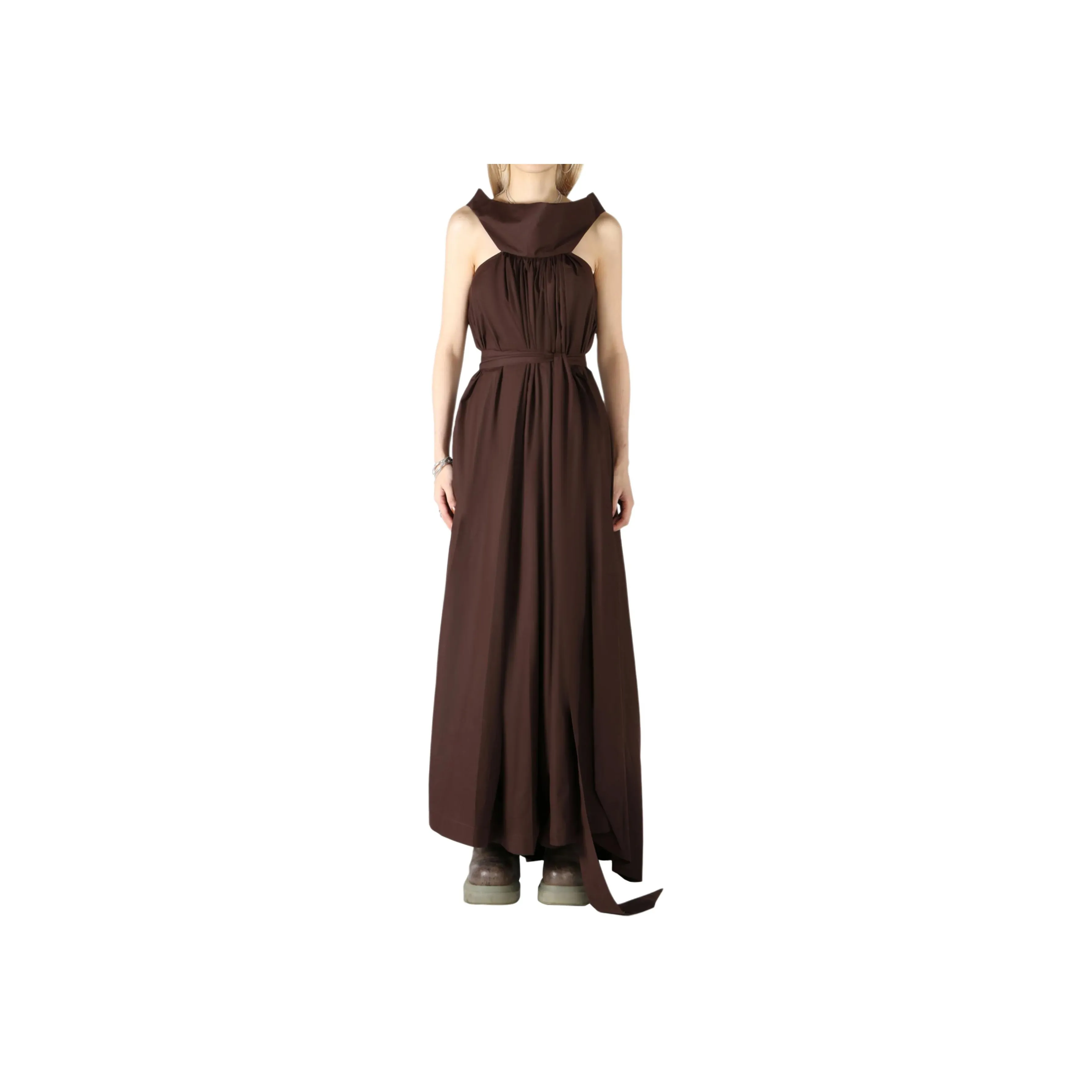 RICK OWENS Hollywood Chalice Poplin Gown