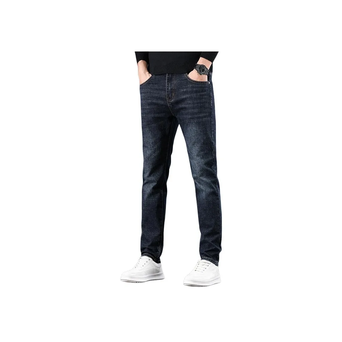 Jeep Leisure Collection Джинсы Мужские Темно-синие