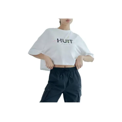 HUIT8 Белая Женская Футболка