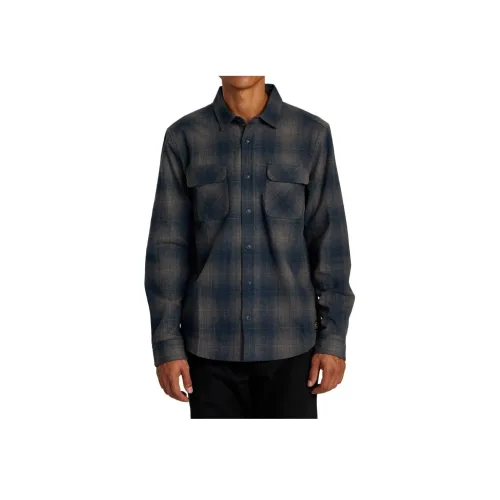 RVCA Дымчатый Цвет Мужские Рубашки