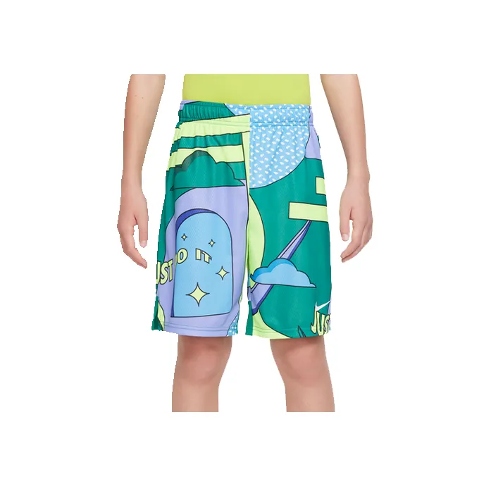 Nike KIDS Шорты Детский Павлиний Зеленый