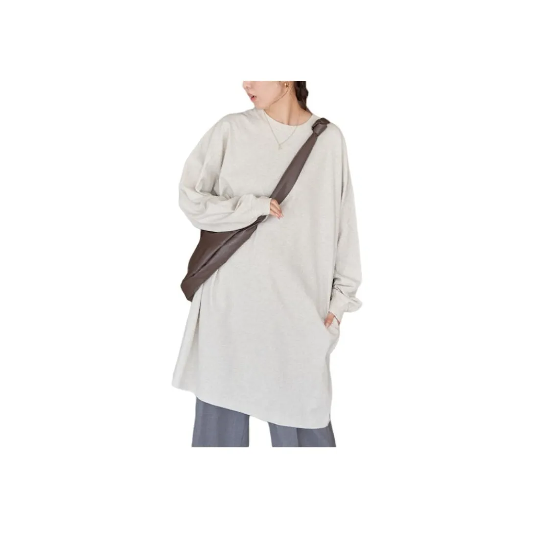 FREAK'S STORE Long Sleeved Dress Women's Light Gray