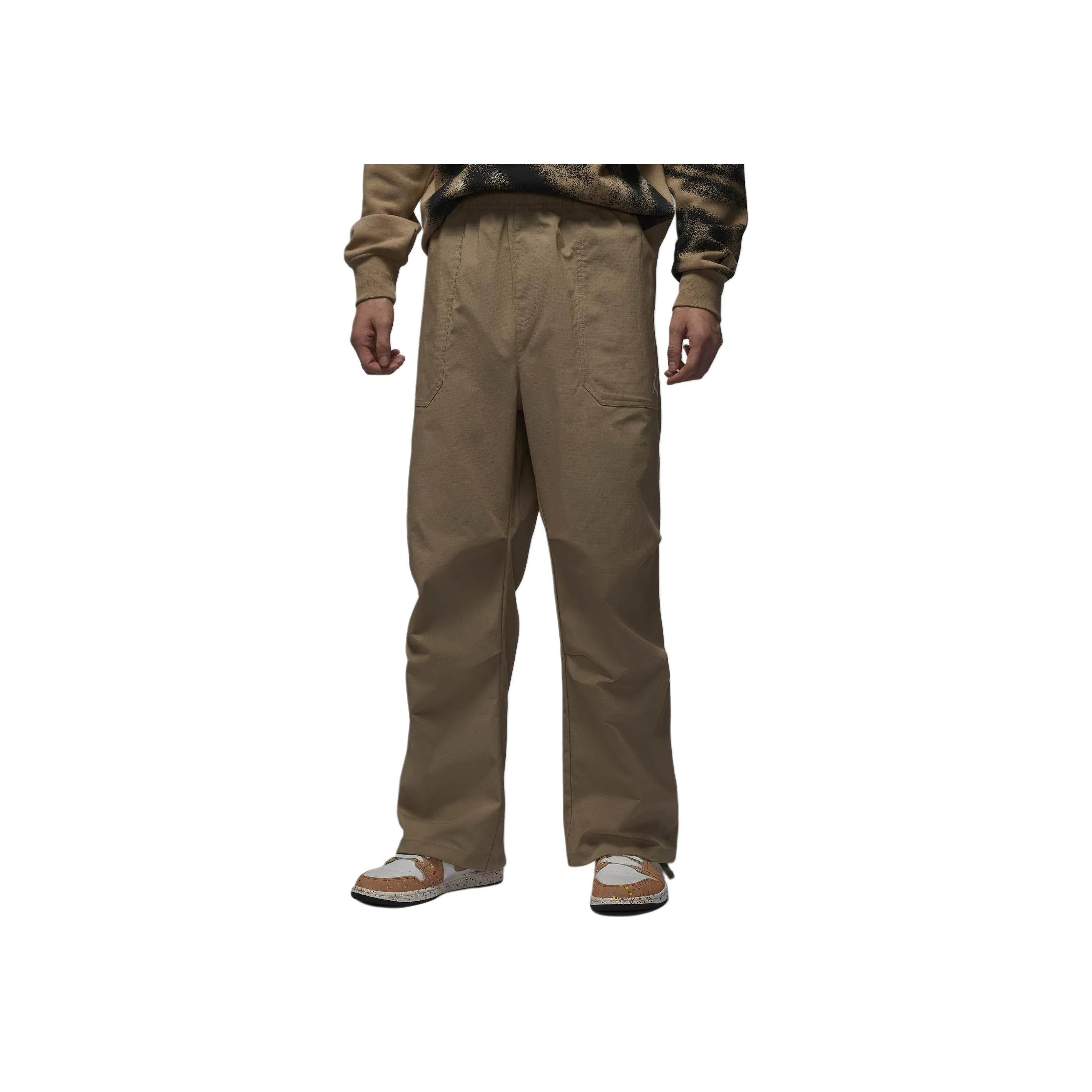 Jordan MVP Повседневные брюки Мужской Пустынный камуфляж Парусный белый