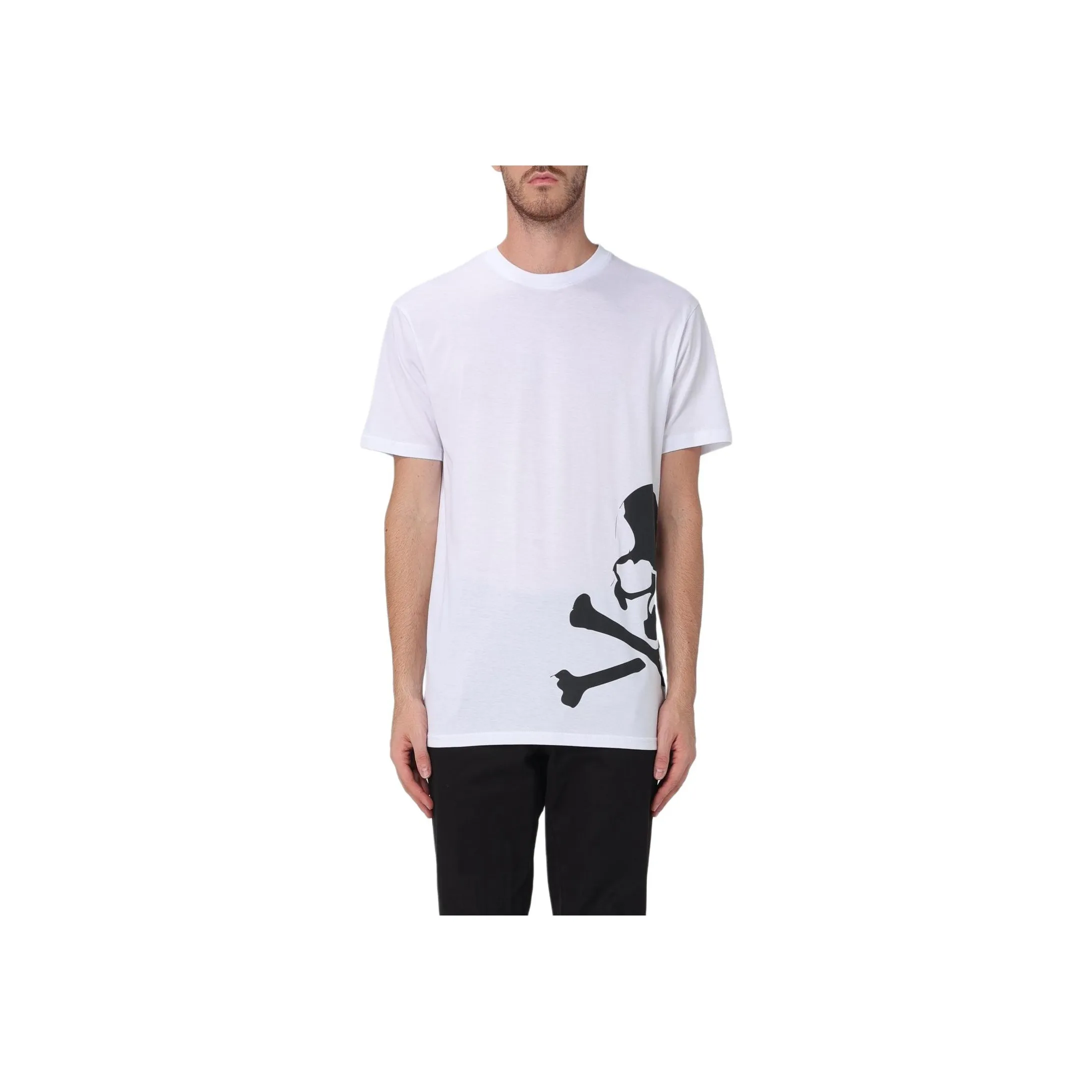 PHILIPP PLEIN Ss Skull&Bones Round Neck T Shirt