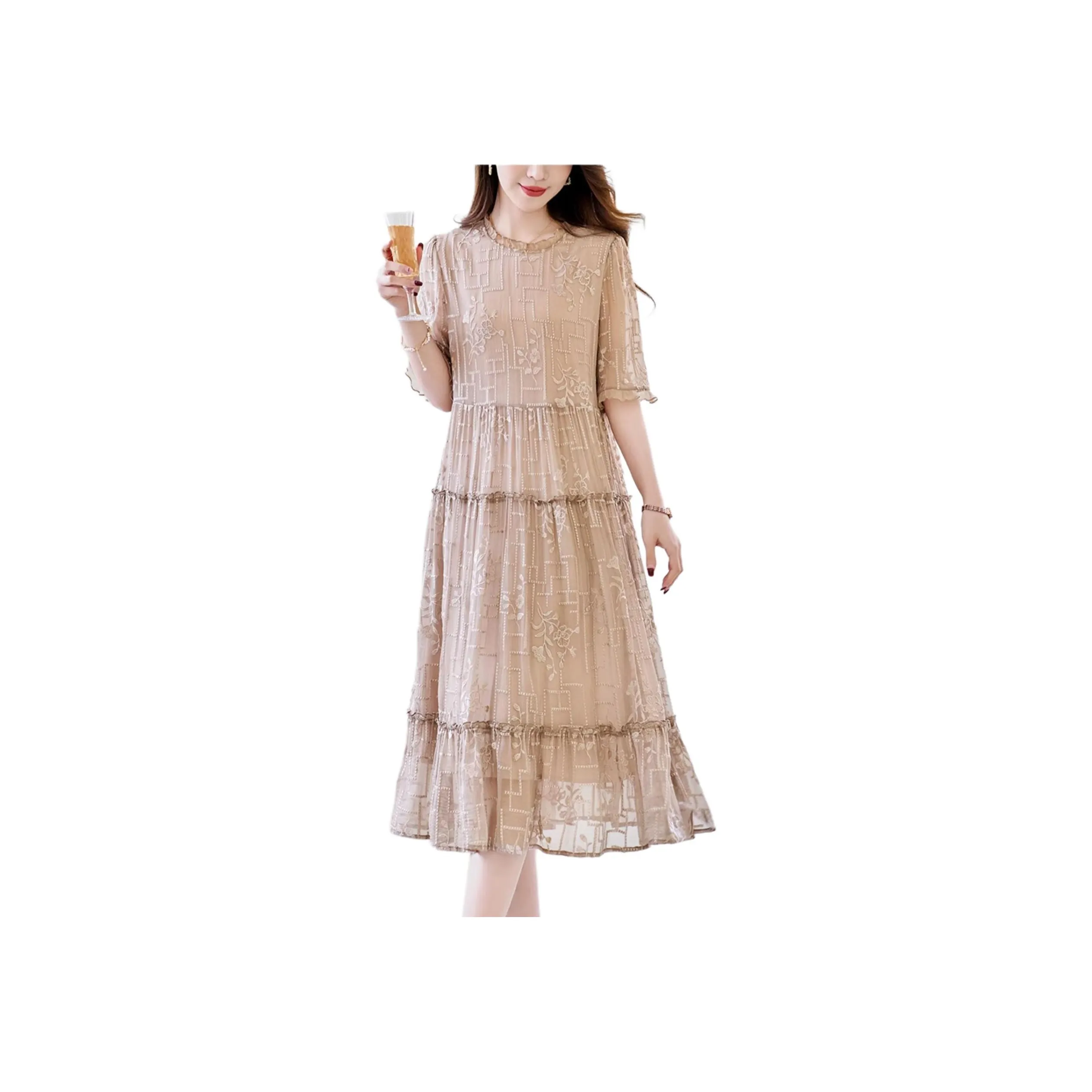 Ink Beauty Short Sleeved Dresses Women's