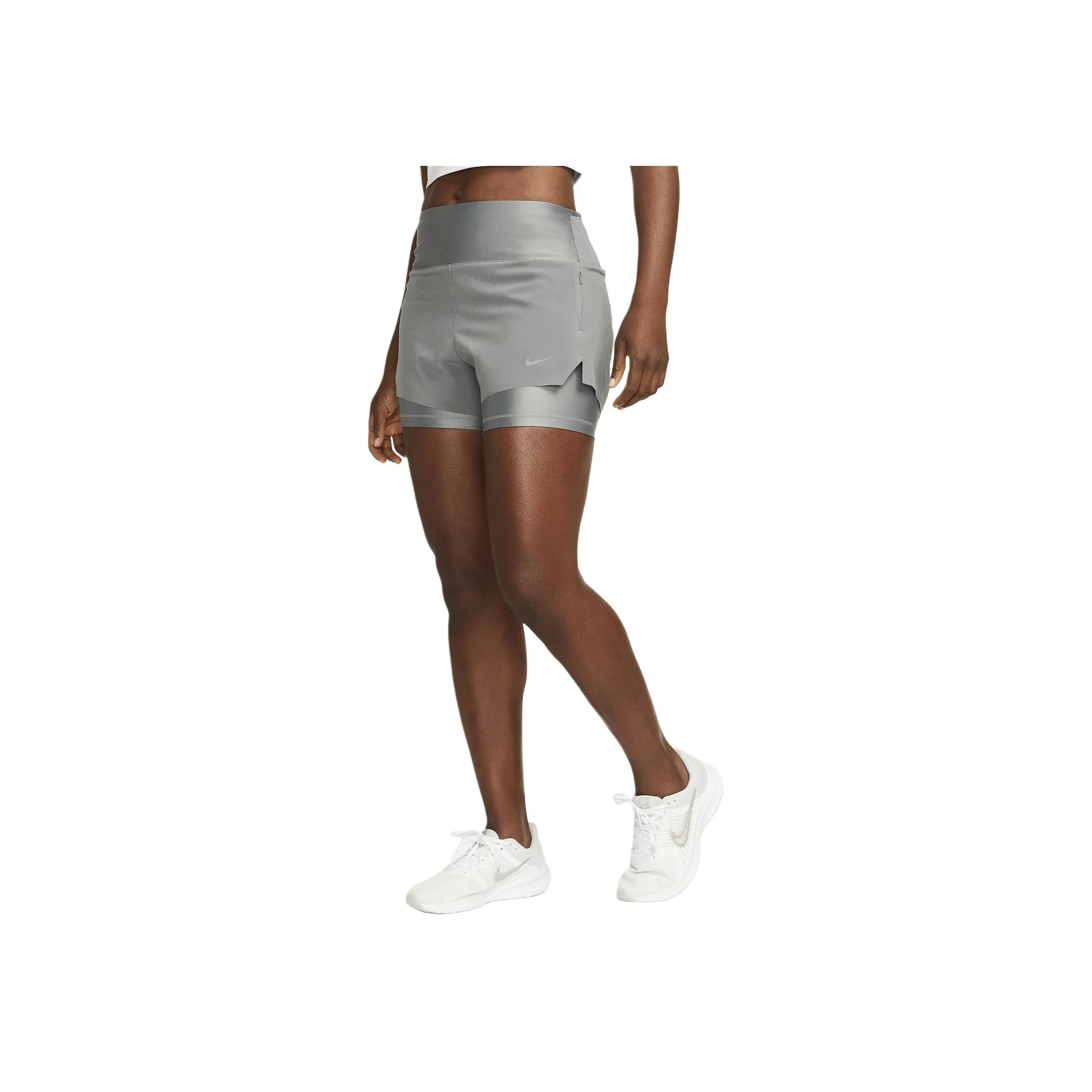 Nike Dri-FIT Swift Women's Mid-Rise 3' 2-in-1 Running Shorts With Pockets