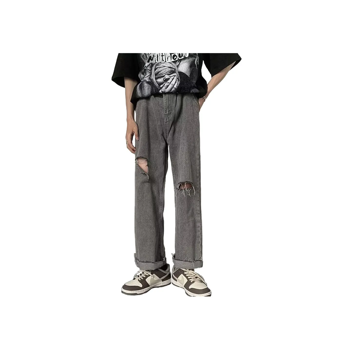 AMANDA BY Jeans Men's Gray