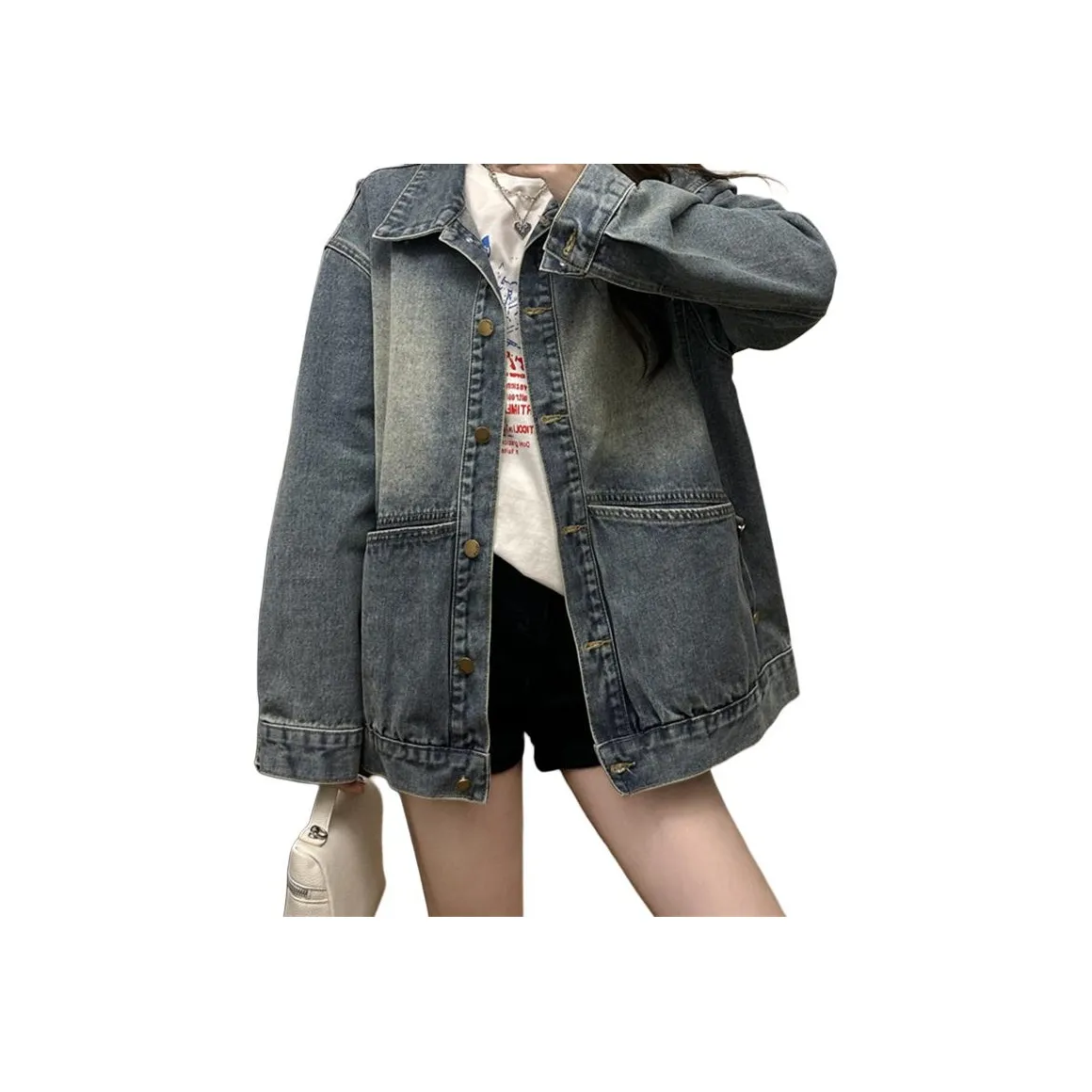 ZCDECO Denim Jacket Женская Джинсовая Куртка