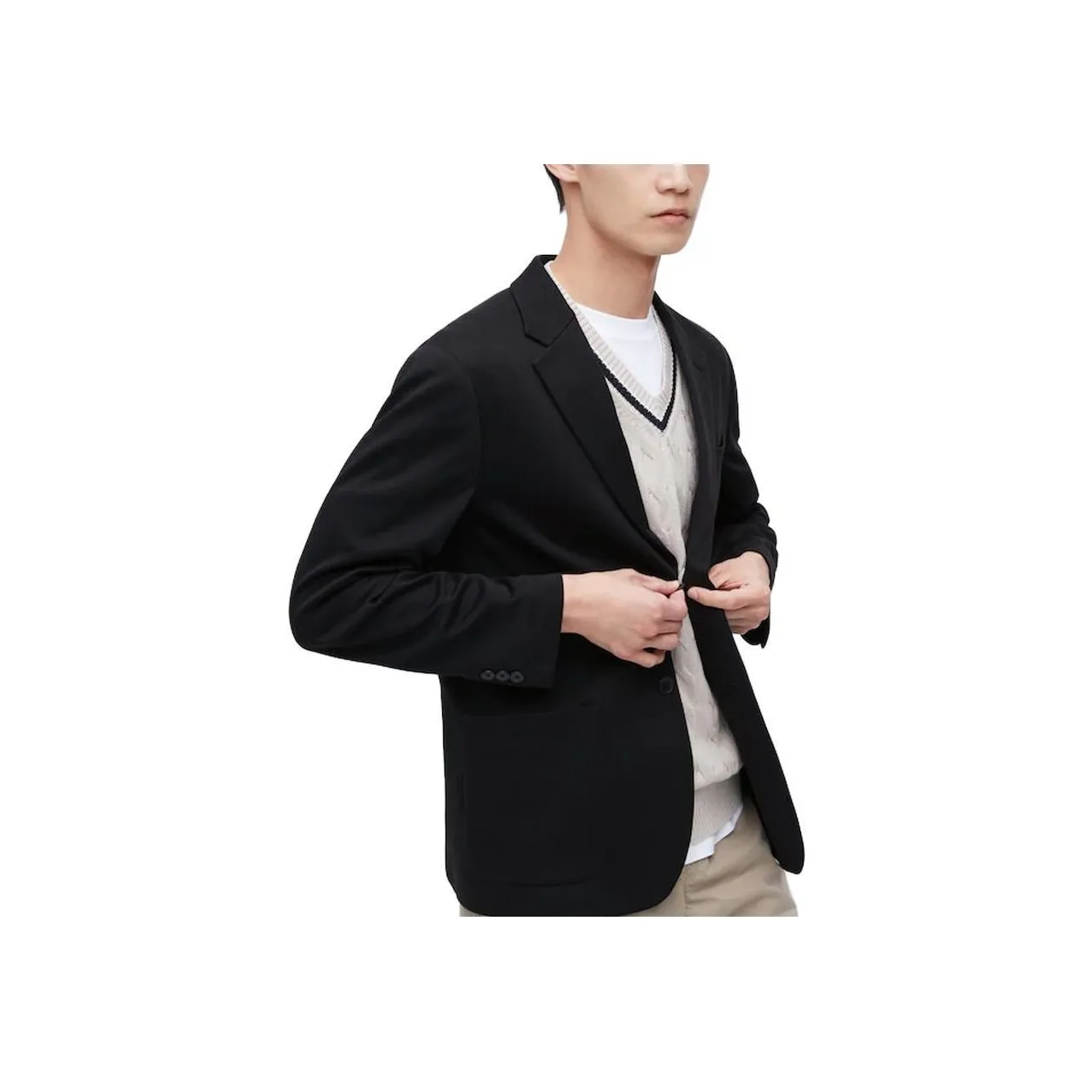 UNIQLO Business Suit Men's Black