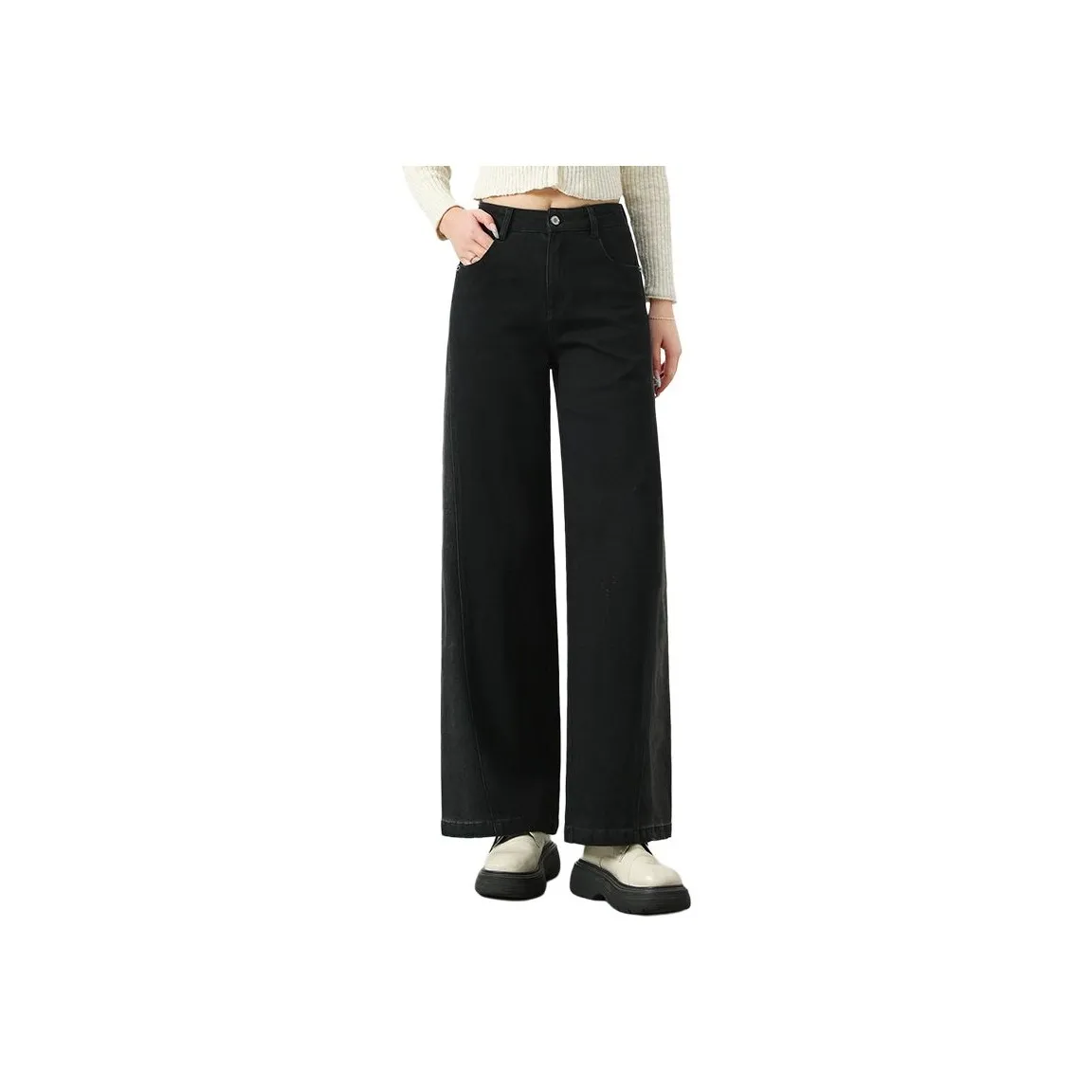 YUNGE Jeans Women's Black