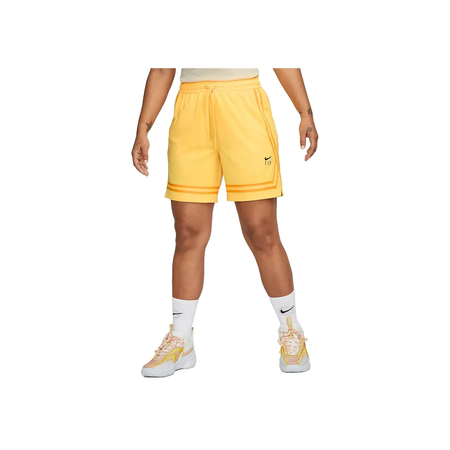 Nike Fly Crossover Casual Shorts Women's Yellow
