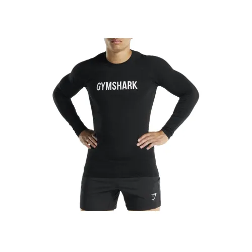 GYMSHARK Черная Мужская Рубашка