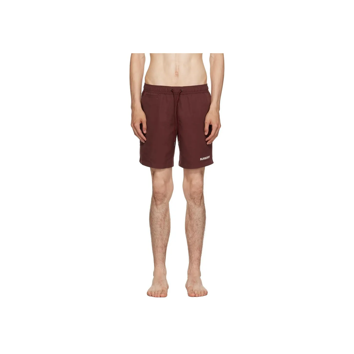 Burberry Casual Shorts Men's Burgundy