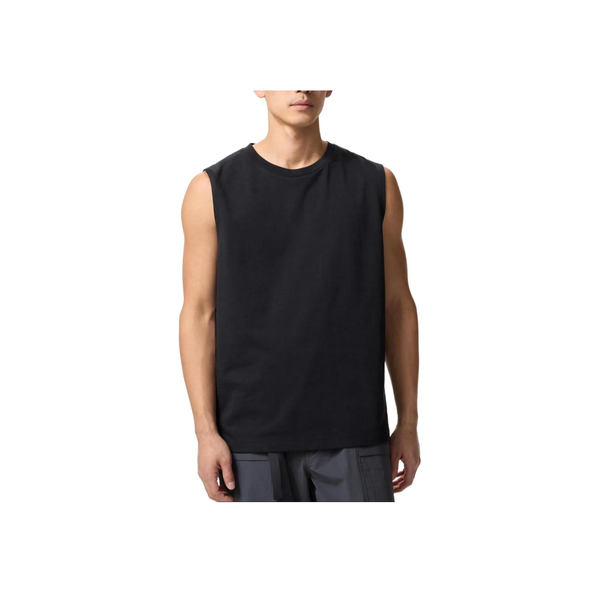 UNIQLO AIRism Mesh Series Tank Tops Unisex Black