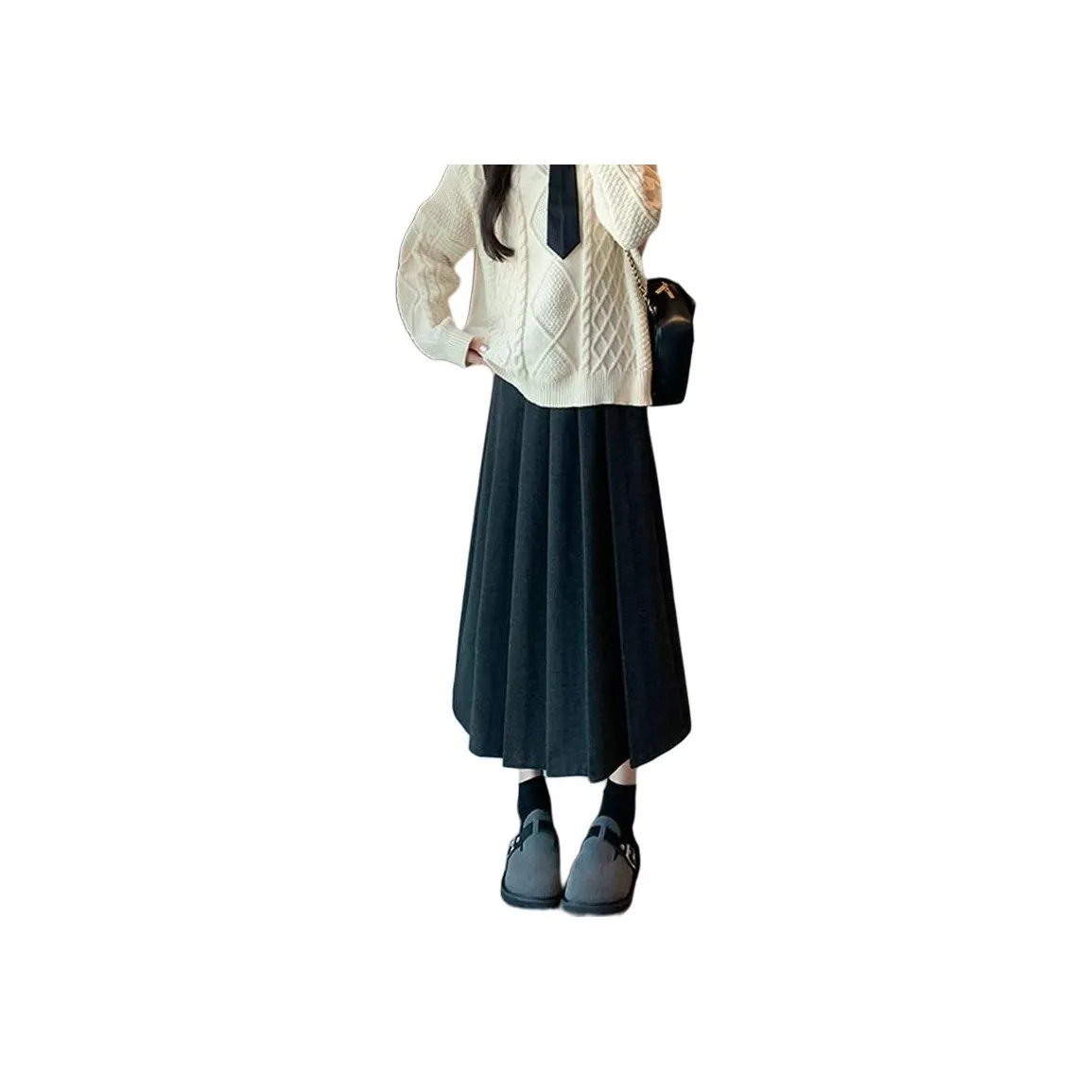 MIIOW Повседневная длинная юбка для женщин