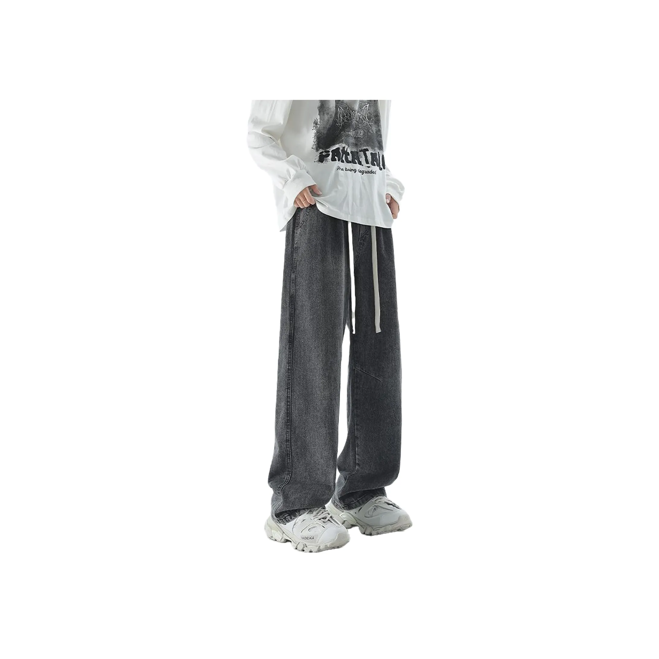 Menglaini Jeans Unisex