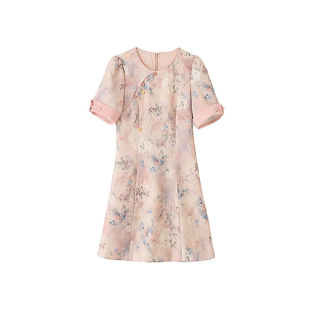 PIERRE CARDIN Short Sleeved Dress Women's Pink