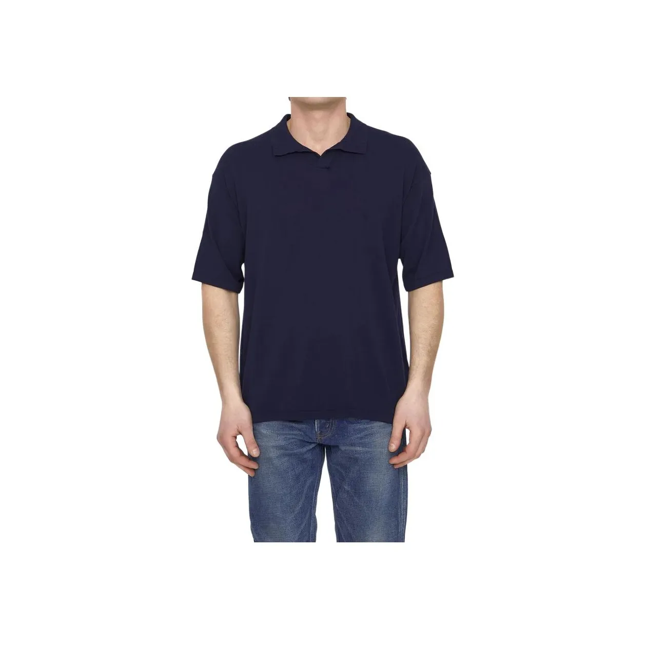 ROBERTO COLLINA Short Sleeve Polo Shirt