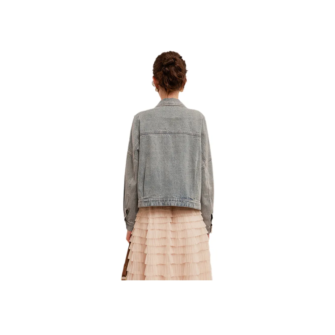 LOUISY AO Denim Jacket Women's Light Blue