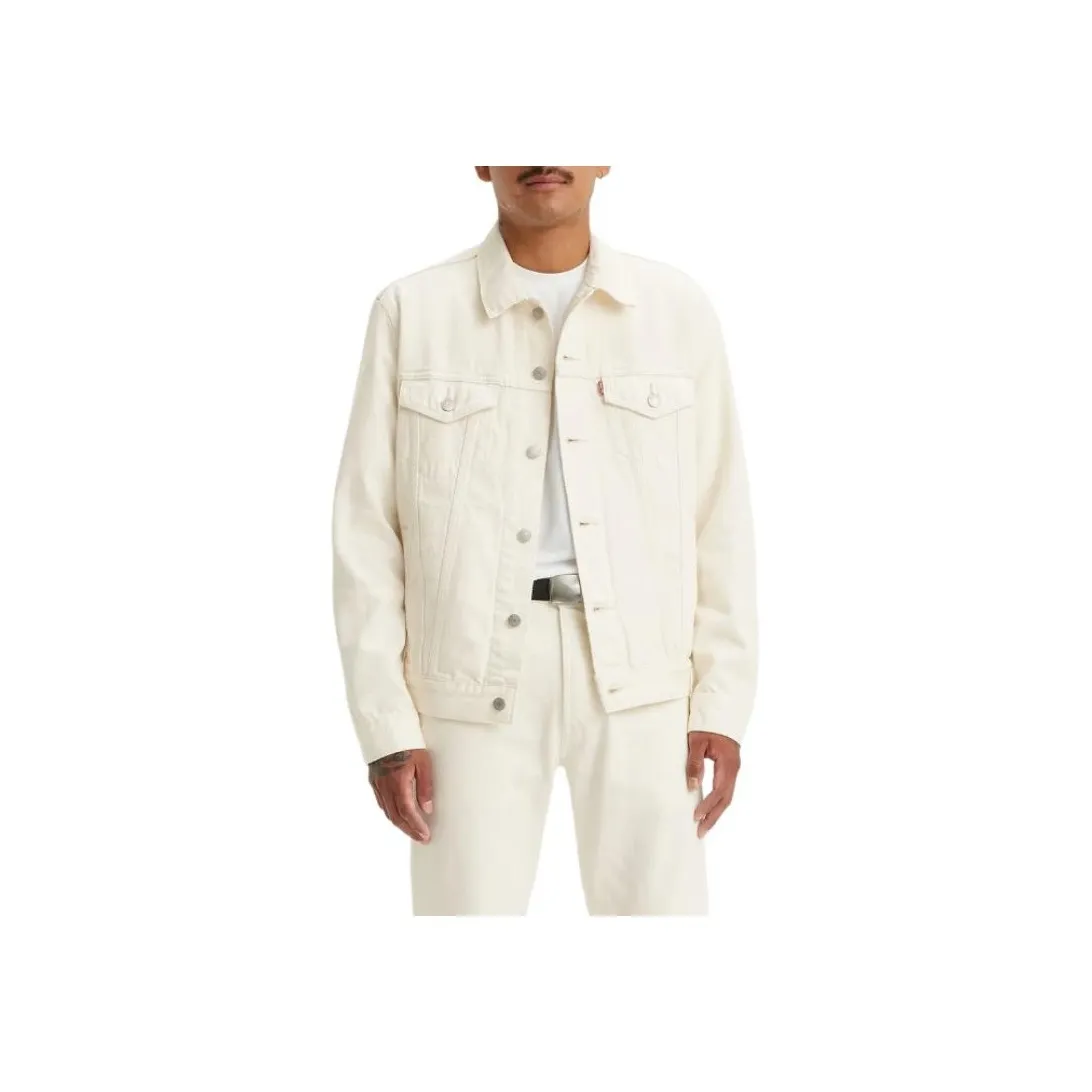 Levi's Trucker Jacket Jackets Coats Men's White