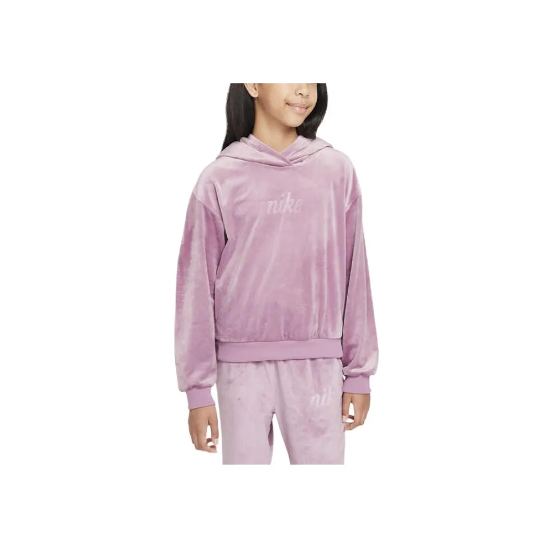 Свитшот Nike Sportswear Серый Фиолетовый Красный Подростки