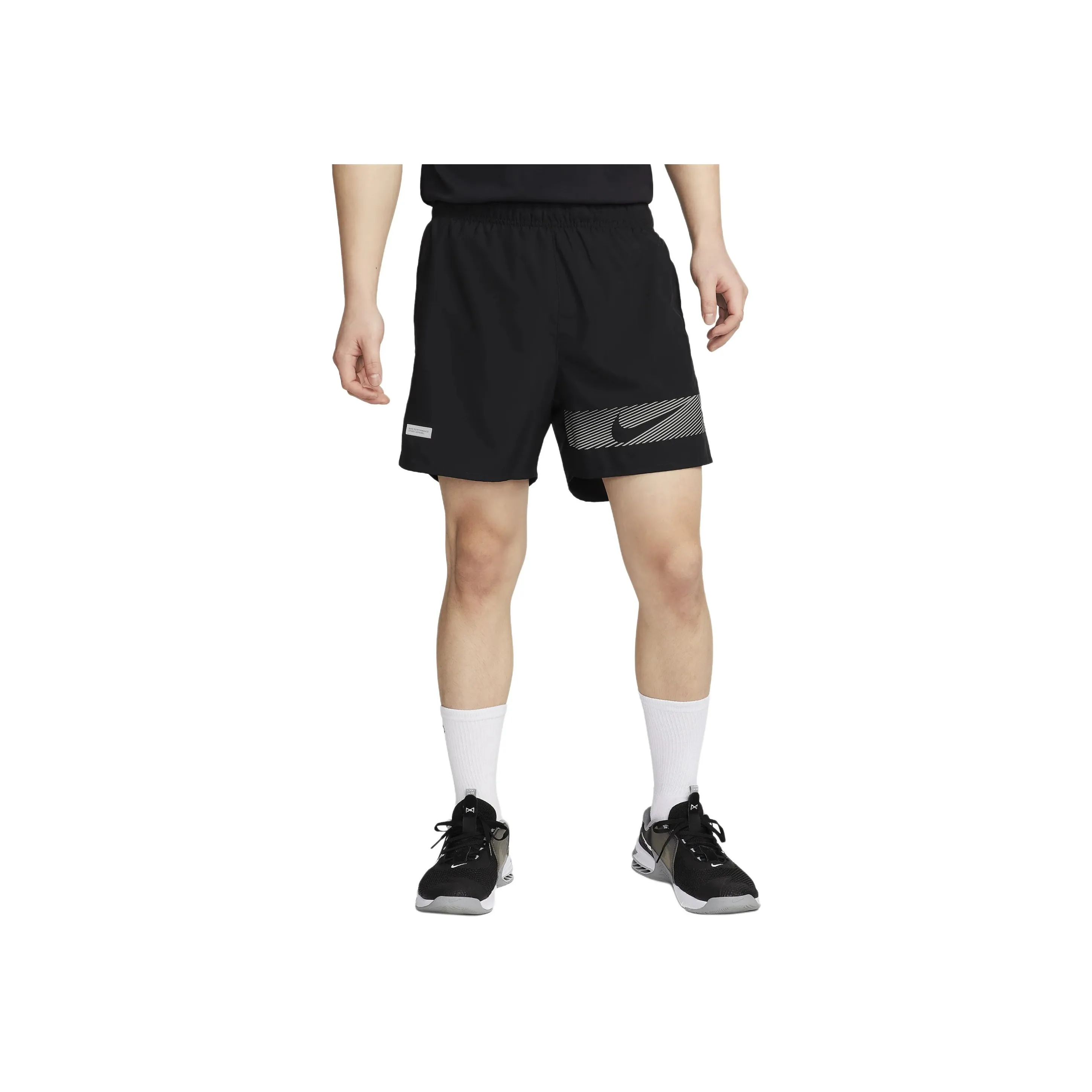 Nike Challenger Flash Повседневные шорты Мужские Черные