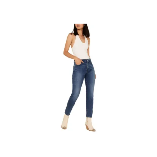 SEVEN FOR ALL MANKIND Женские джинсы синего цвета