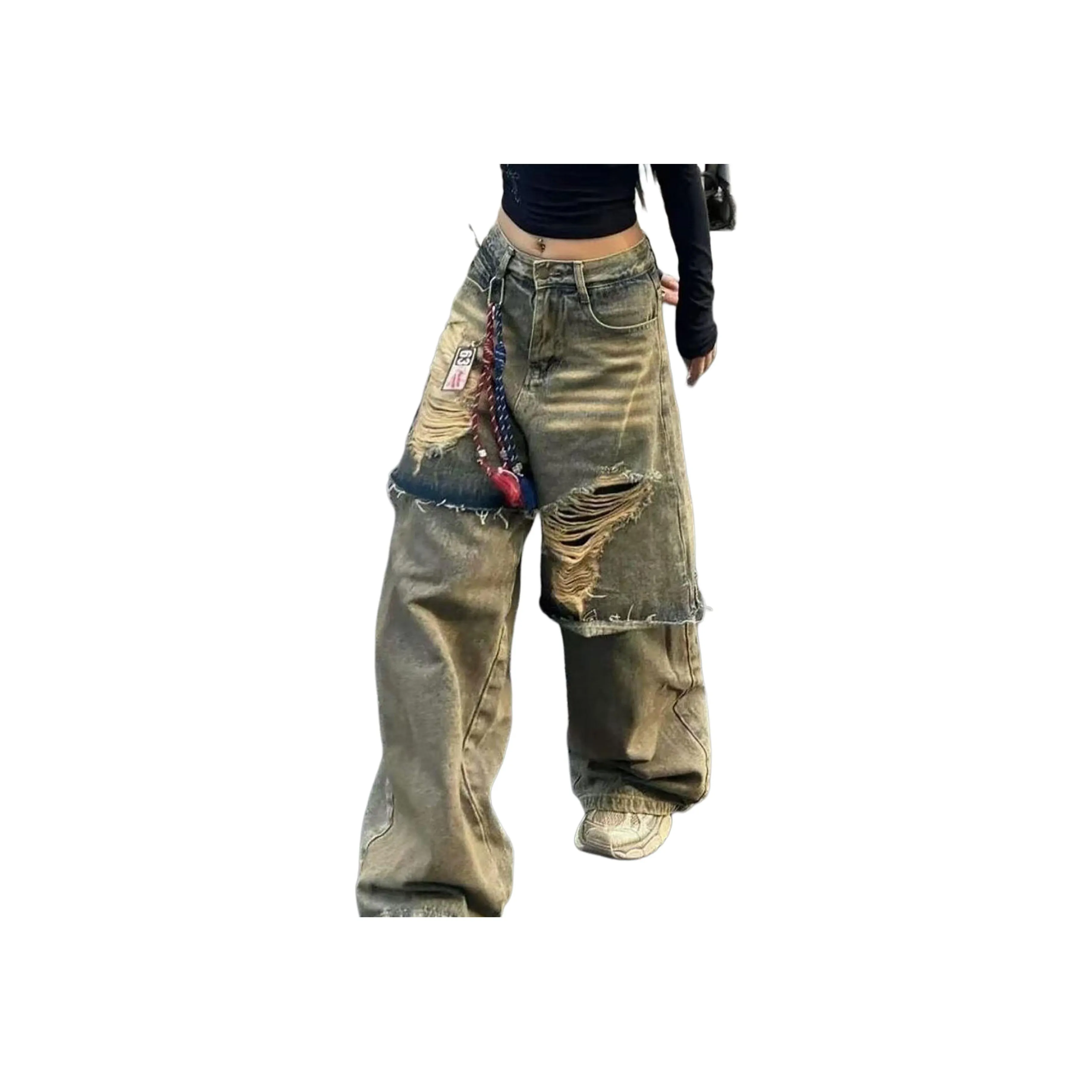 HAPPY PARTY Jeans Unisex Yellow Mud