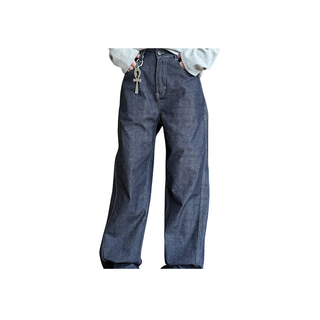 SFSAPABL Изогнутый нож Джинсы Унисекс