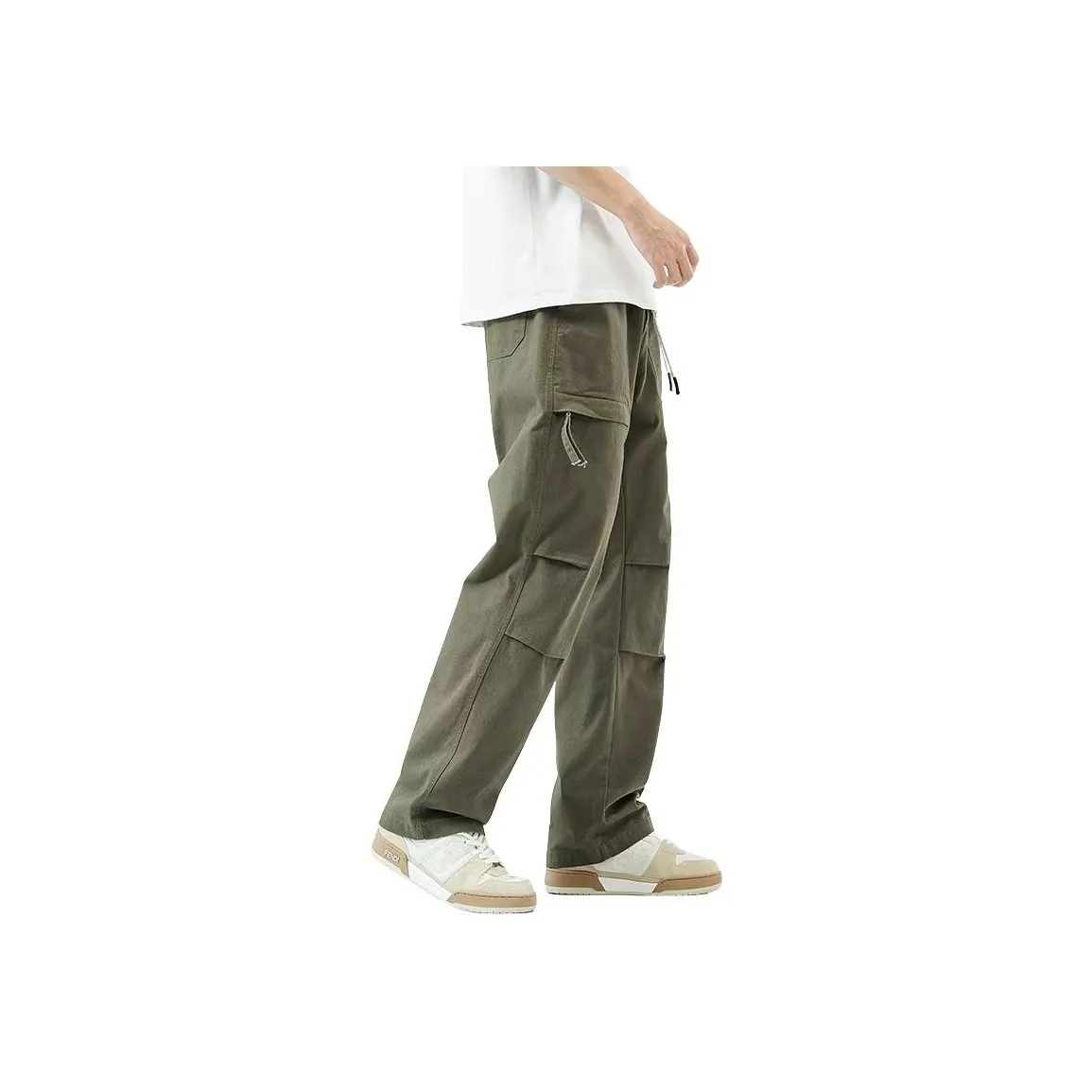 NOME Loose Fit Comfortable Minimalist Style Casual Cargo Pants Unisex
