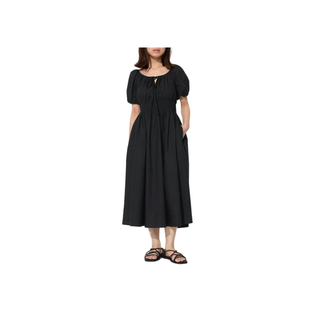 UNIQLO Short Sleeved Dress Women's Black
