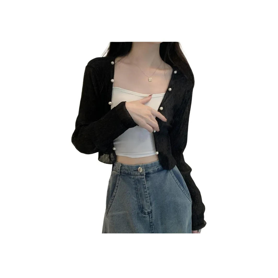 The Temptation Of The Muse Укороченная куртка Женская