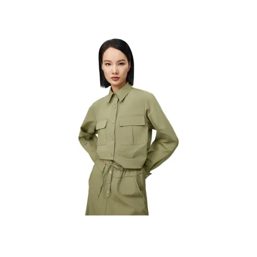 XUANZHIWU Чай Бирюзовый Женские Рубашки