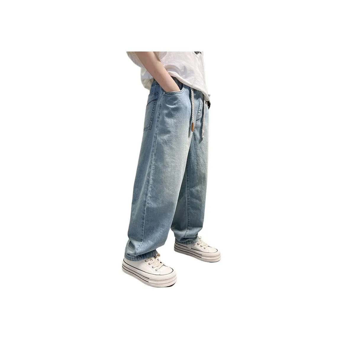 EASTERN CAMEL Джинсы Светло-Синий Подростки